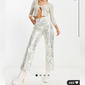 AMYLYNN METALLIC PANTS